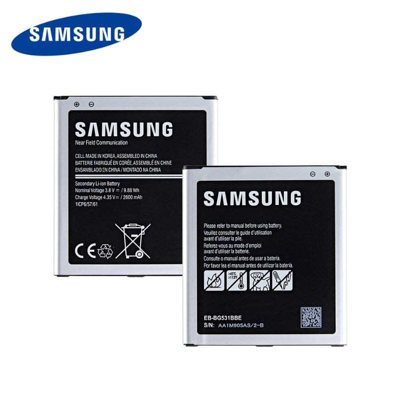 Pin Samsung J2 Prime / G532 (EB-BG530CBU) EB-BG531BBE EB-BG530CBE 2600MAh Grand Prime J3 2016 J2 Prime G508W G530 G531F,