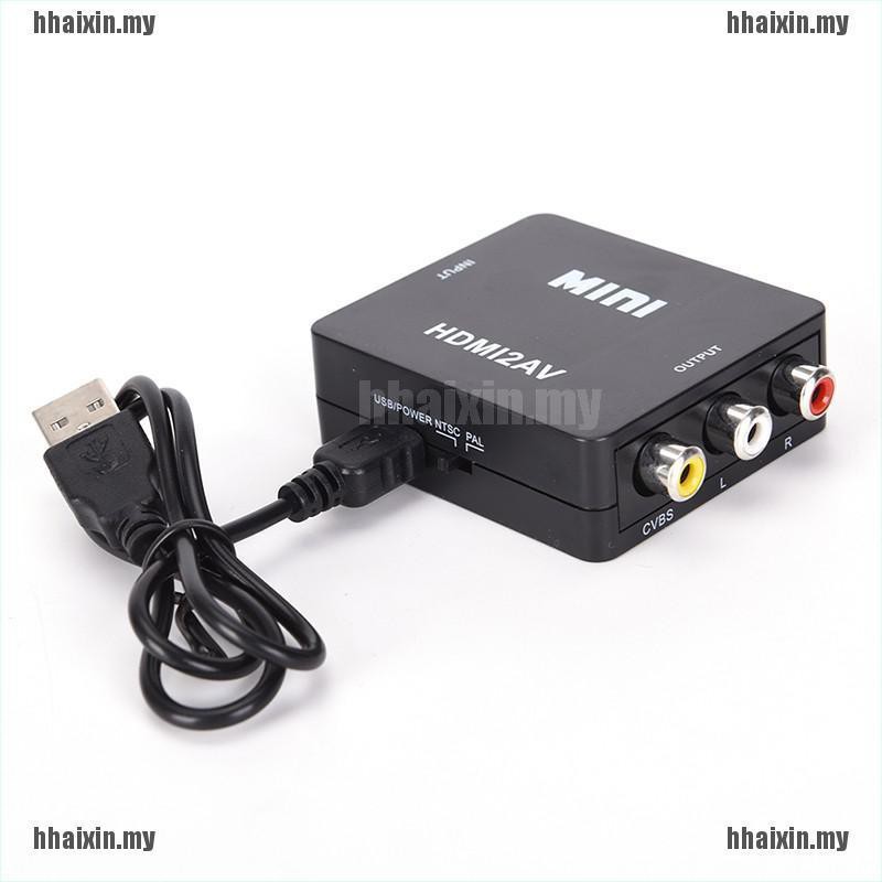 Bộ chuyển đổi HDMI HX sang RCA AV CVBA H1080P Mini HDMI2AV chuyên dụng