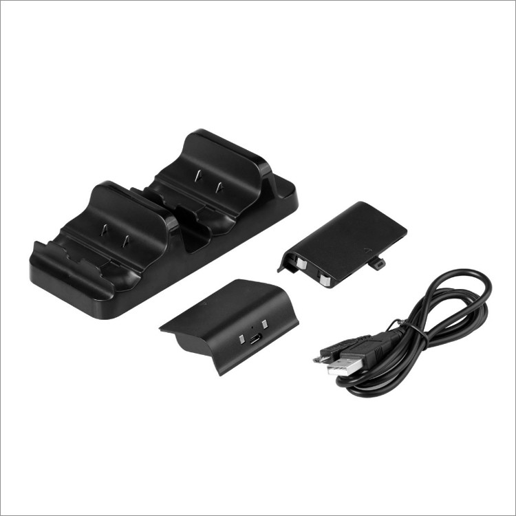 Dobe Tyx-532 - Dock sạc đôi cho tay cầm Xbox One (S)/ X 2019 - kèm 2 pin sạc