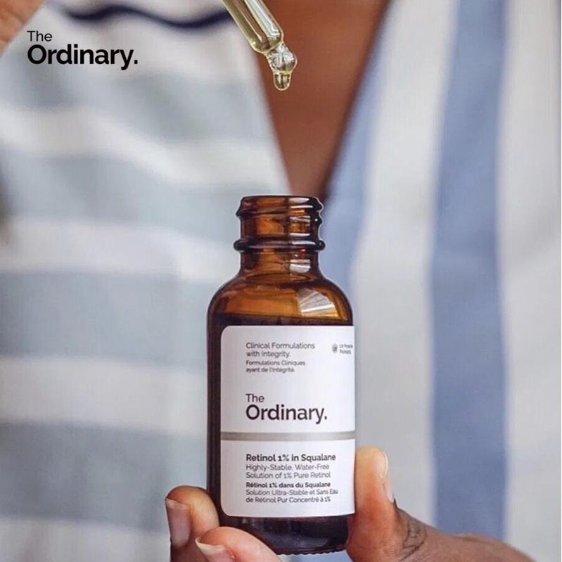 THE ORDINARY Kem Dưỡng Da  Retinol Chống Lão Hóa Giảm Nếp Nhăn - Retinol 1% Ở Squalane - 30ml