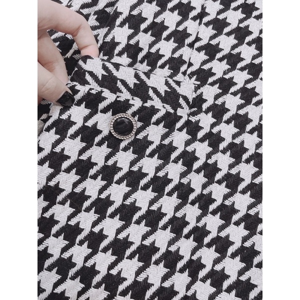 [FREESHIP - HÀNG LOẠI 1] ÁO VEST ZÍC ZẮC GHI ĐEN BLAZER HOT HIT