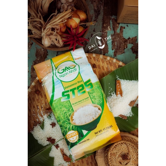 Gạo ST25 Organic dẻo thơm đặc sản Sóc Trăng