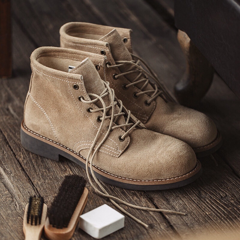 Giày bốt martin MADEN cổ cao phong cách Anh quốc độc đáo thời trang mùa đông 2022 mới cho nam