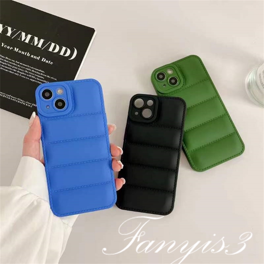 Compatible For iPhone 14 13 12 11 Pro Max X XR Xs Max 8 7 Plus SE 2020 Simple Solid Color Air Cushion Phone Case TPU Soft Protective Cover