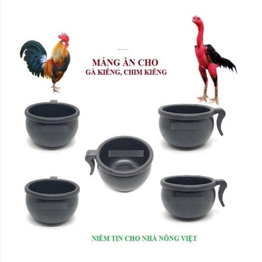 MÁNG ĂN CAO SU SIÊU BỀN CHO GÀ, CHIM. THỎ, CHÓ...