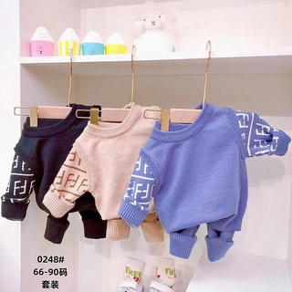 Bộ len cho bé trai hàng quảng châu đẹp size 66-90