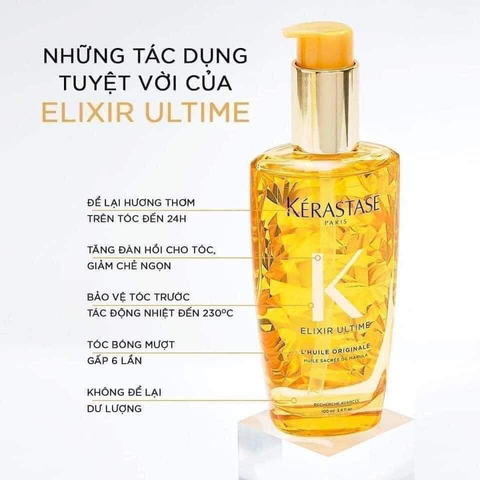 TINH DẦU DƯỠNG TÓC KERASTASE ELIXIR ULTIME 50ML unbox