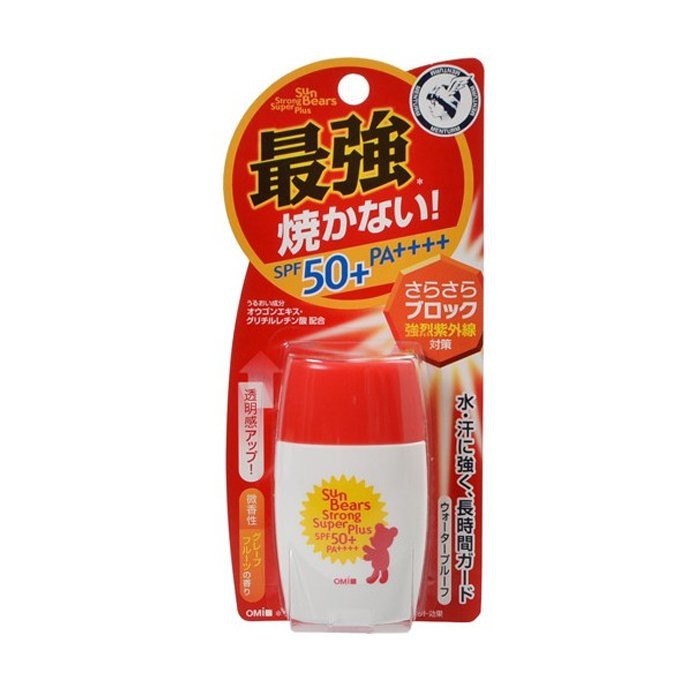 KEM CHỐNG NẮNG OMI SUNBEAR SPF50+/PA++++ CHO BÉ VÀ NGƯỜI LỚN (ĐỎ VÀ XANH) 30GR - HÀNG NHẬT NỘI ĐỊA