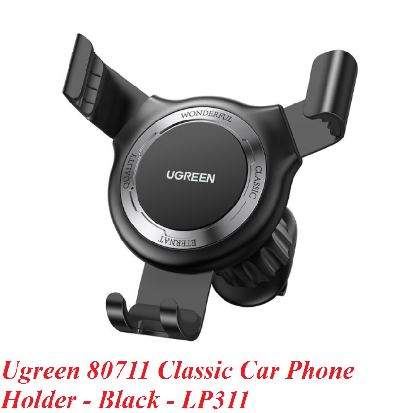 Ugreen 80711 Màu Đen Giá đỡ điện thoại trên ô tô LP311