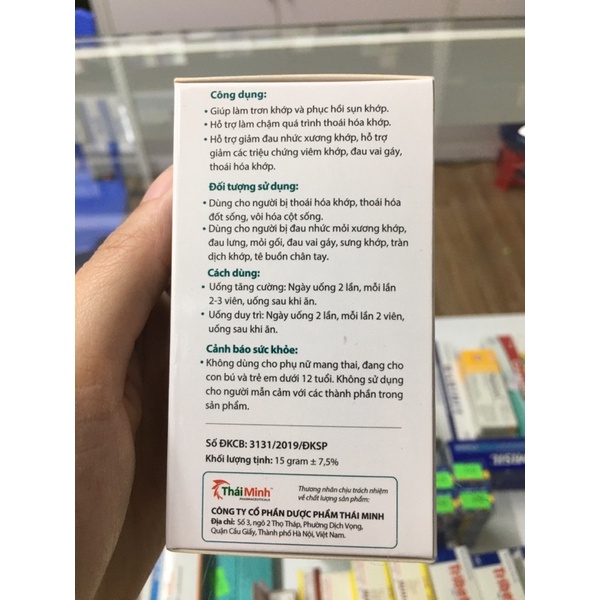 Viên xương khớp Khương Thảo Đan