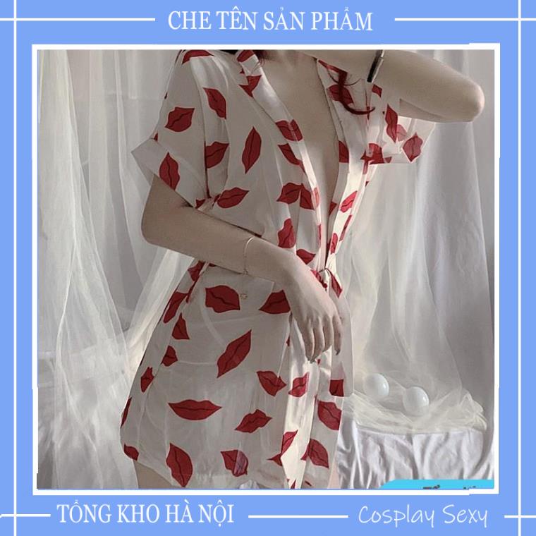 Áo Choàng Ngủ Sexy Kimono Đi Biển Chất Liệu Voan Hoa - Nhiều Mẫu - Ivyshop - ACH005 | BigBuy360 - bigbuy360.vn