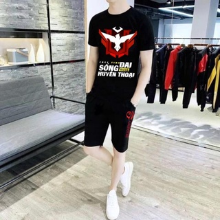 Hot 💥 set quần áo in hình free fire cổ tròn cực cá tính team afk 💘