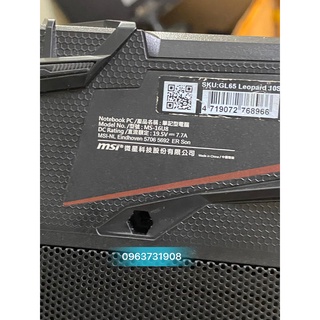 Sạc laptop MSI Gaming GL65 19.5V-7.7A