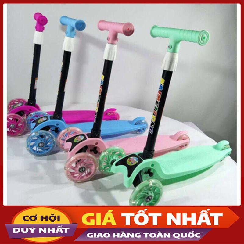 Xe Trượt Scooter 3 Bánh Loại 1-Bánh Xe Có Phát Sáng -Violet_Store