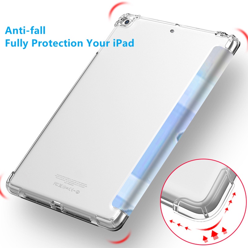 Ốp máy tính bảng Dllencase có ngăn đựng bút thích hợp cho iPad 2021 Pro 11 2019 2020 10.2 7/8th Generation 2018 9.7