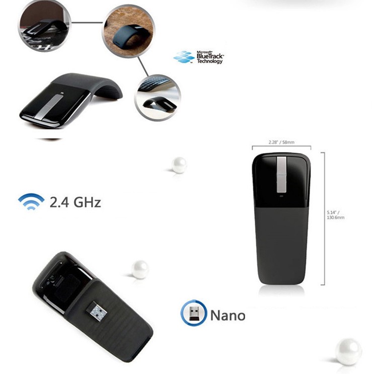 Chuột cảm ứng ARC Touch, Chuột thông minh không dây, sành điệu