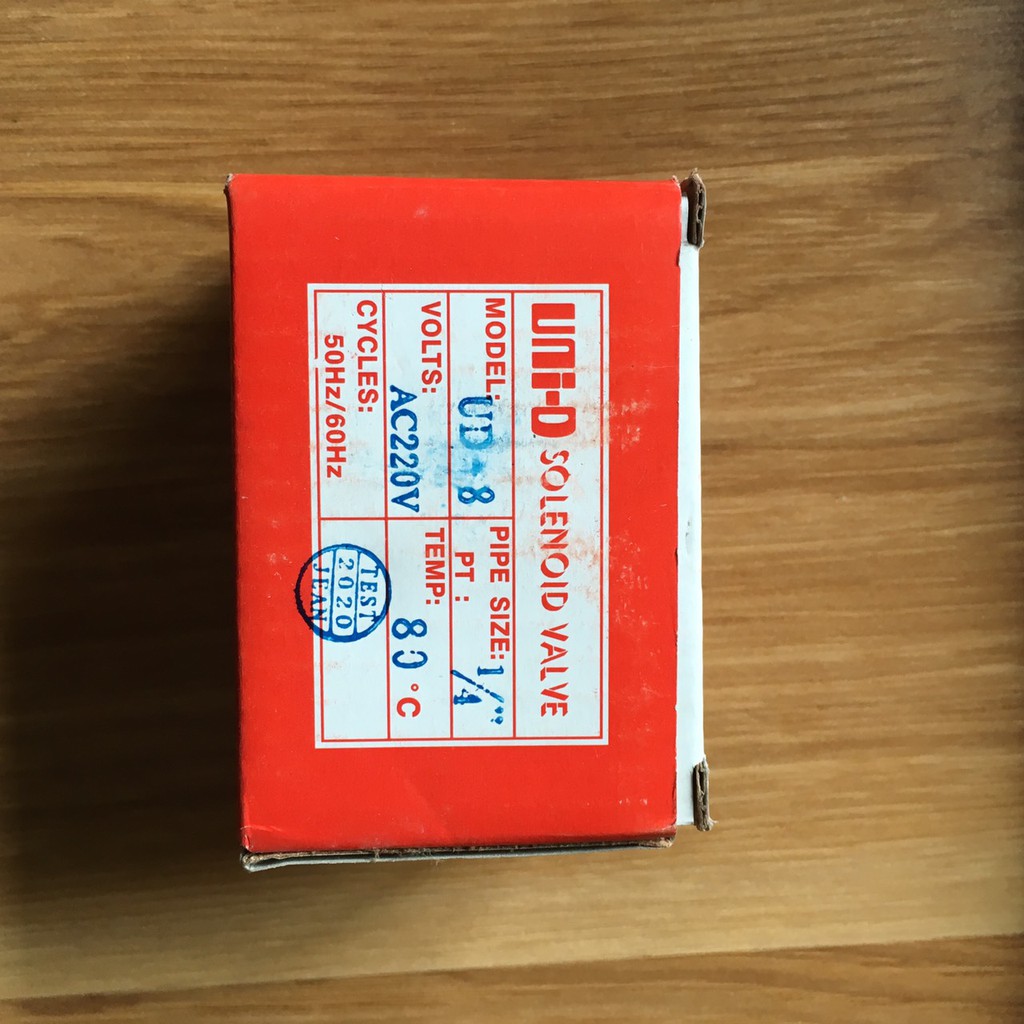Van điện từ Unid UD_08 ren 13 (size1/4&quot;) 220v