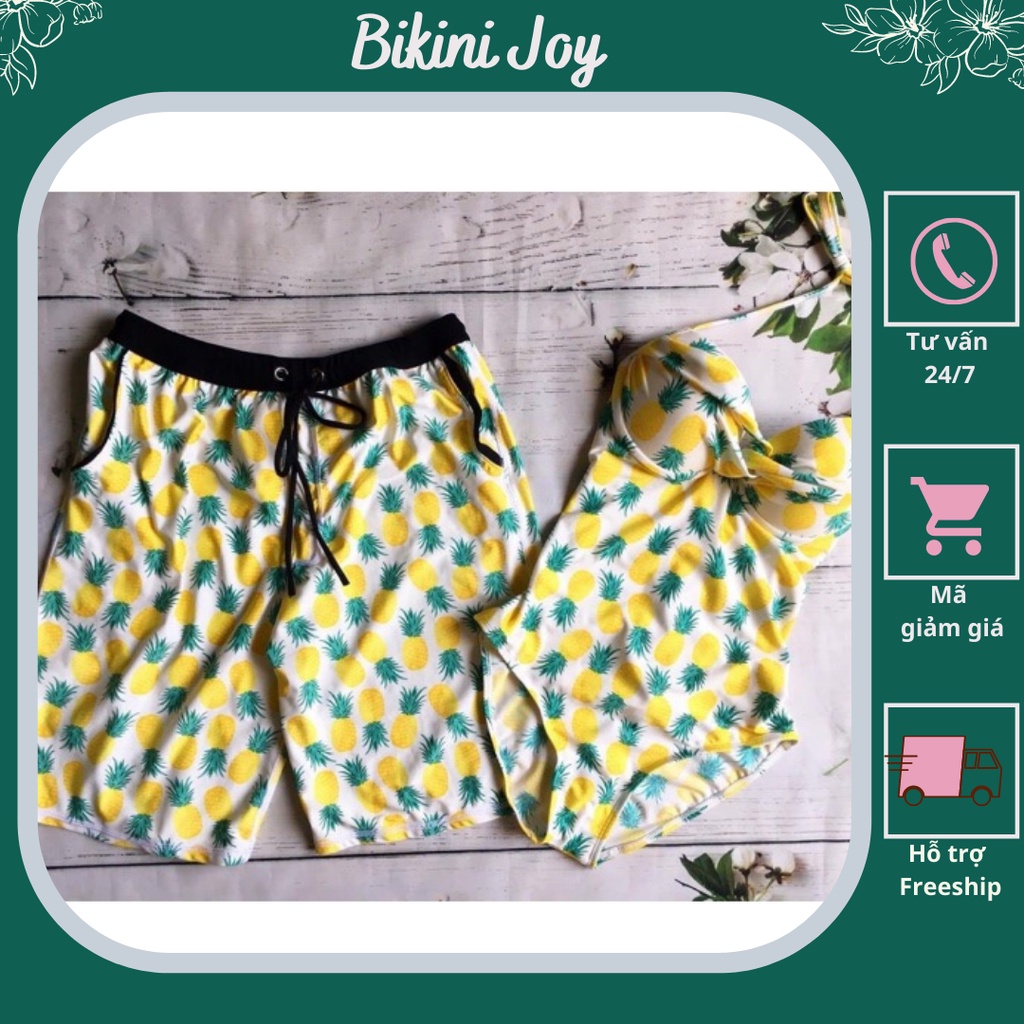Bikini đồ bơi hoạ tiết dứa dễ thương