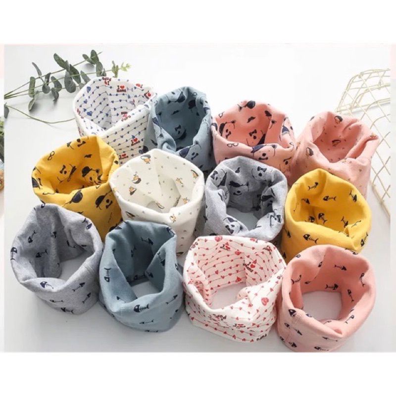 Khăn ống cho bé chất cotton co dãn bốn chiều