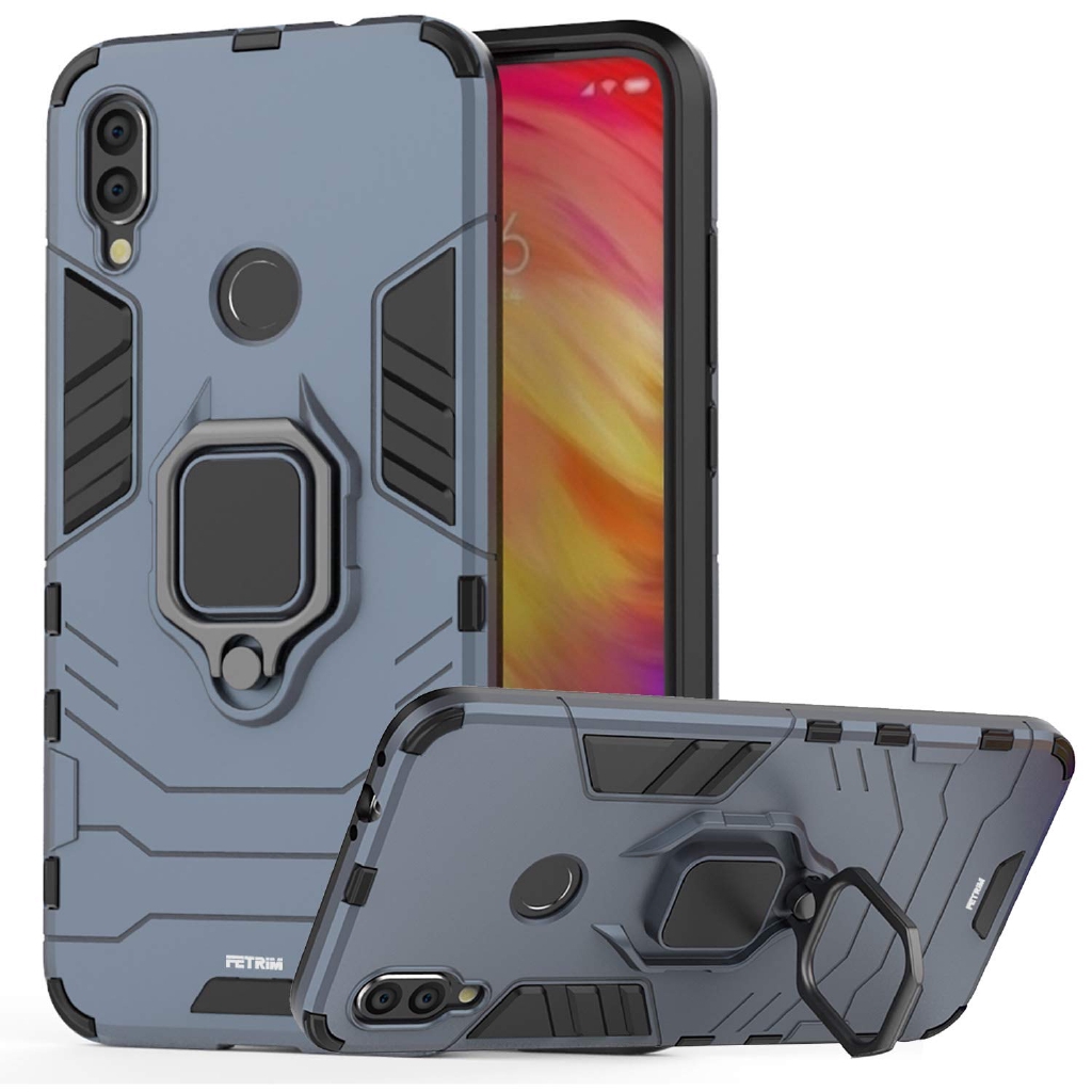 XIAOMI Redmi Redmi Note 7 MAGNETIC Standable RING Ironman Case xiao mi cover