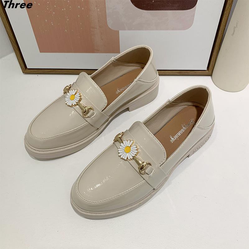 Giày Da Nữ Kiểu Dáng Retro Phong Cách Hàn Quốc | BigBuy360 - bigbuy360.vn