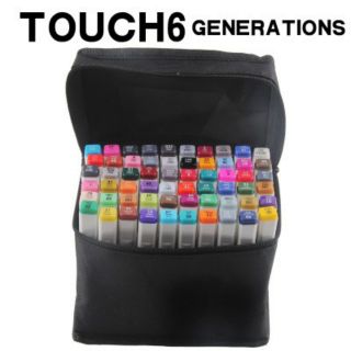 Touchliit 60 màu + set 12 cây da