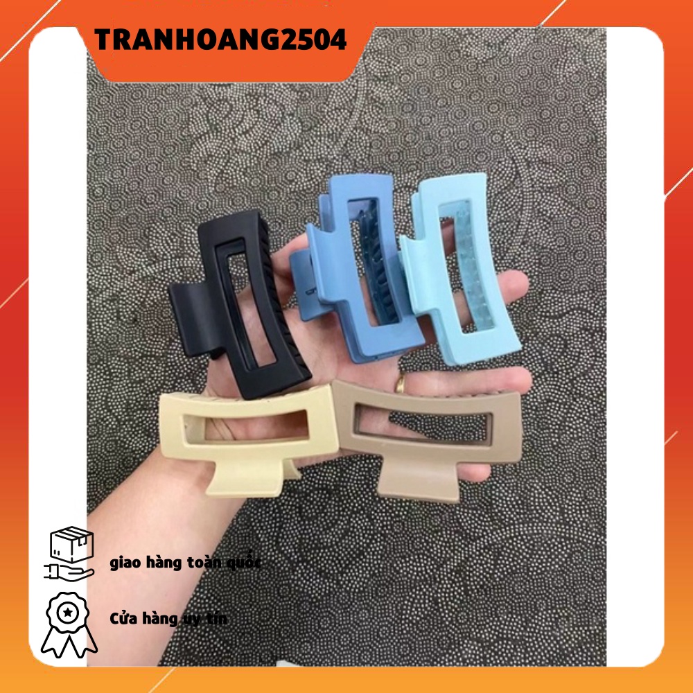 Kẹp tóc cỡ lớn kiểu dáng đơn giản phong cách Hàn Quốc trẻ trung