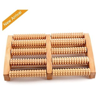 Bàn lăn chân gỗ Massage 5 hàng tiêu chuẩn