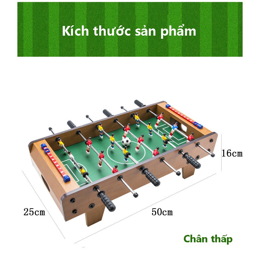 Bàn Bóng Đá Bi Lắc, Bàn Bi-a Mini Bằng Gỗ Chất Lượng Cao - Đủ Kích Thước - Có Chân Đứng - Hàng Nhập Khẩu.