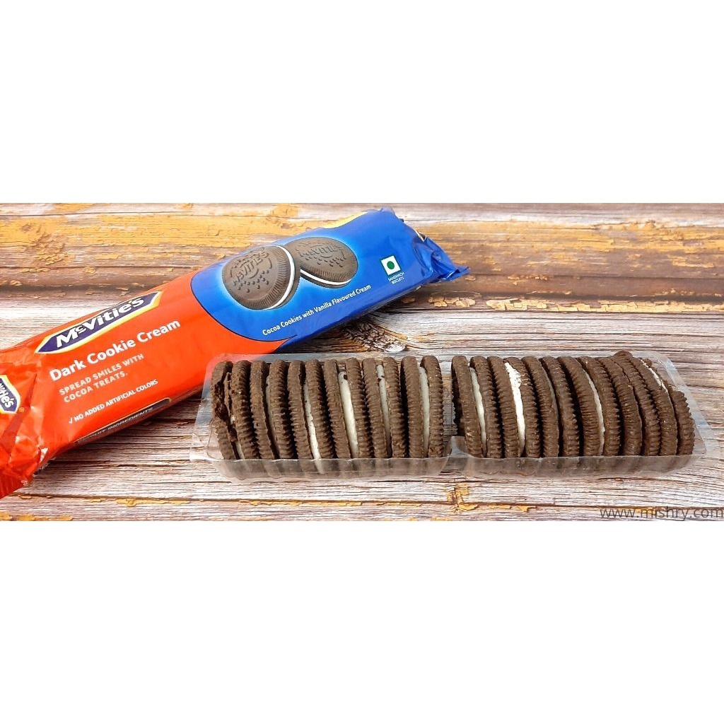 [OREO ANH QUỐC] BÁNH QUY KEM VANI MCVITIE'S Dark Cookie Cream 120G