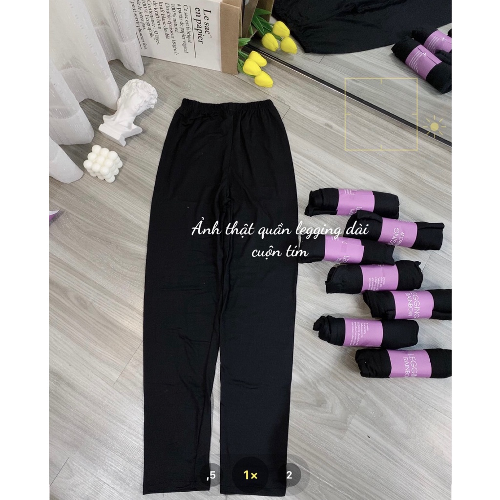 Quần legging nữ dài nâng mông lưng cạp cao giữ nhiệt legging thun ôm bó vải dày dặn bigsize thời trang Sang Choảnh