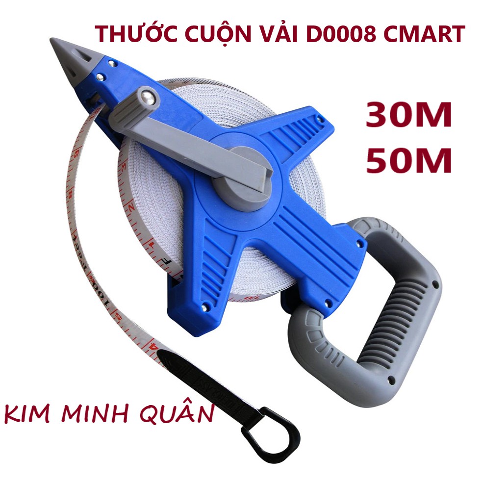 Thước Cuộn Vải Cao Cấp 30m, 50m D0008 CMART