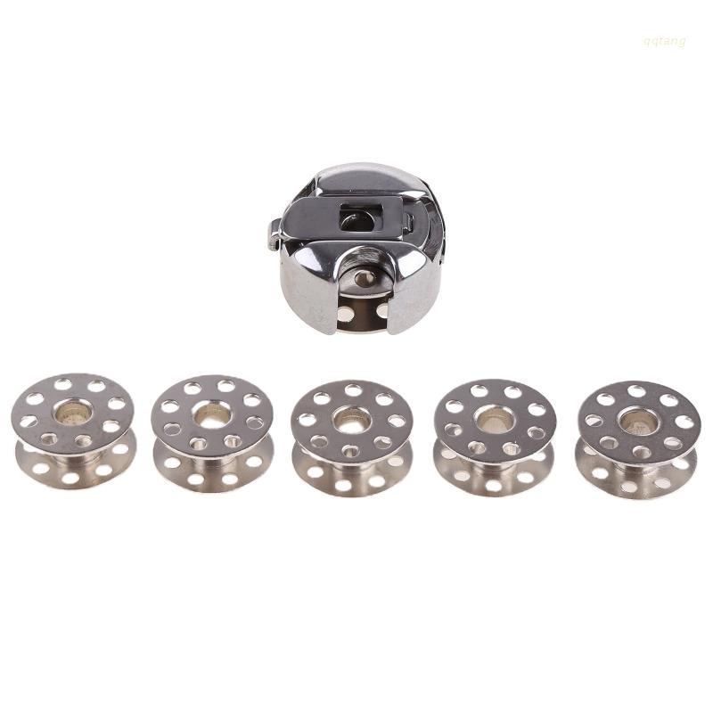 Set 6 món 5 suốt chỉ + 1 hộp suốt chỉ cho máy may công nghiệp chất lượng cao