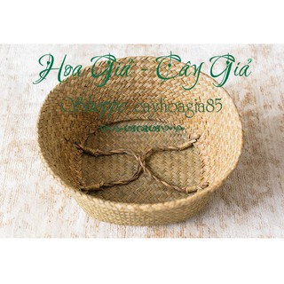 Giỏ mây _ Trồng cây cắm hoa trang trí