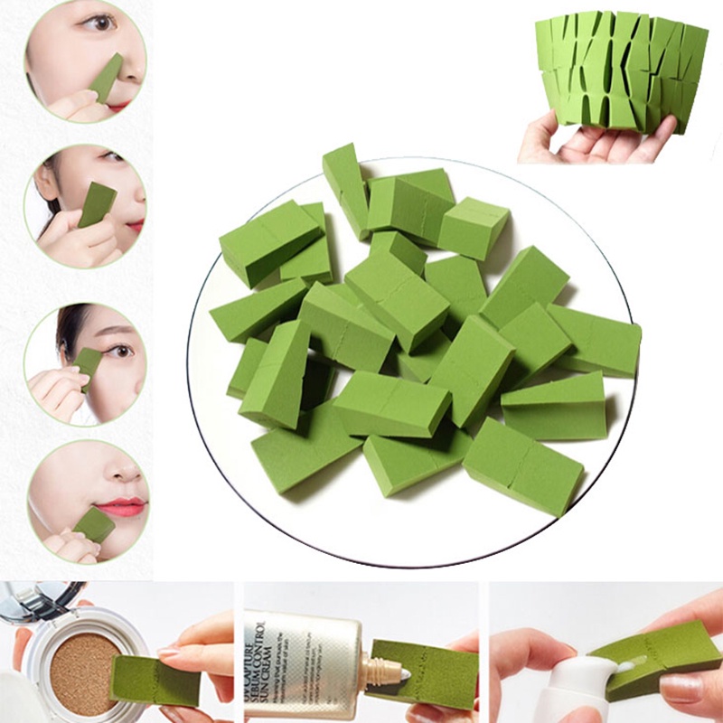 Set 24 Dụng Cụ Trang Điểm Hình Tam Giác Tiện Dụng