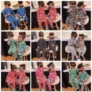 Combo 5 bộ cotton len HM cho bé