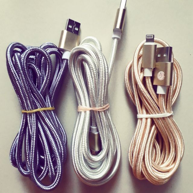 Cáp sạc dù dài 3m iPhone