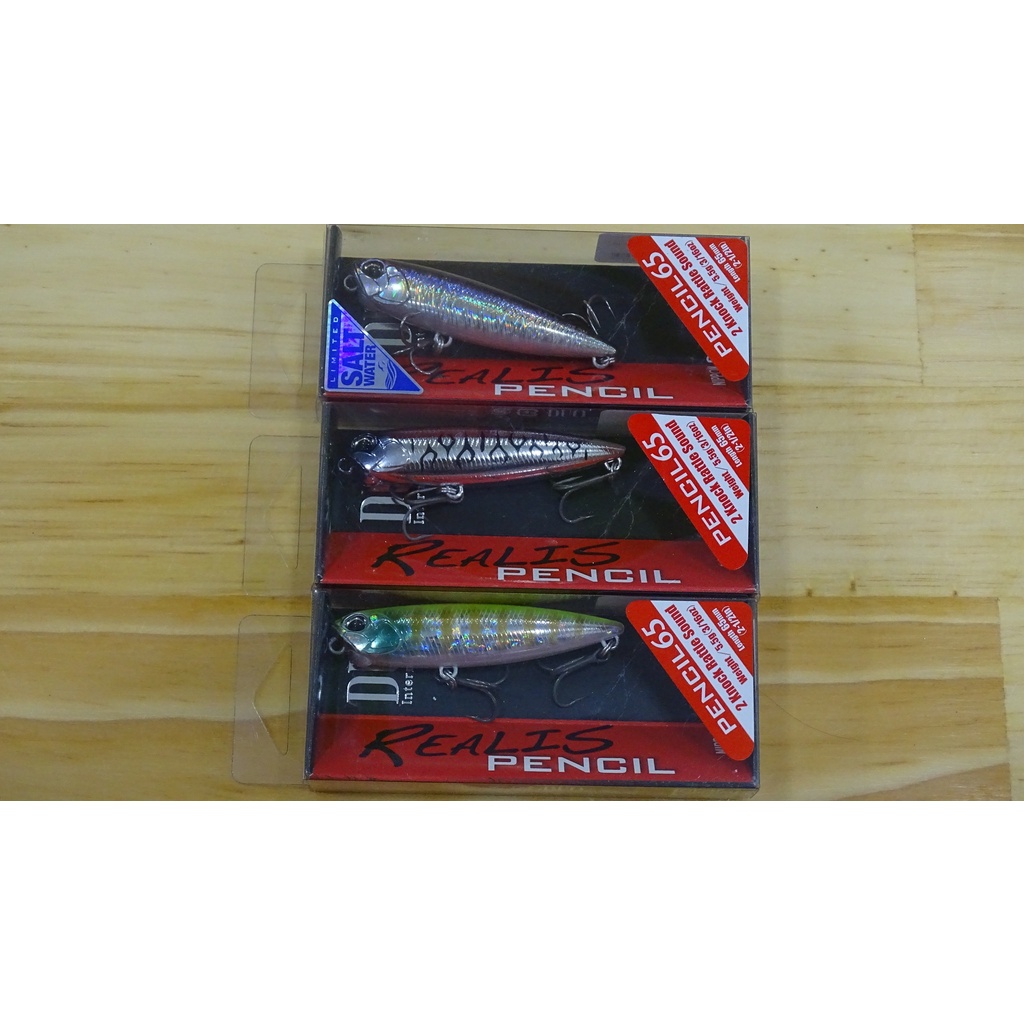 Mồi giả câu cá DOU REALIS PENCIL 65