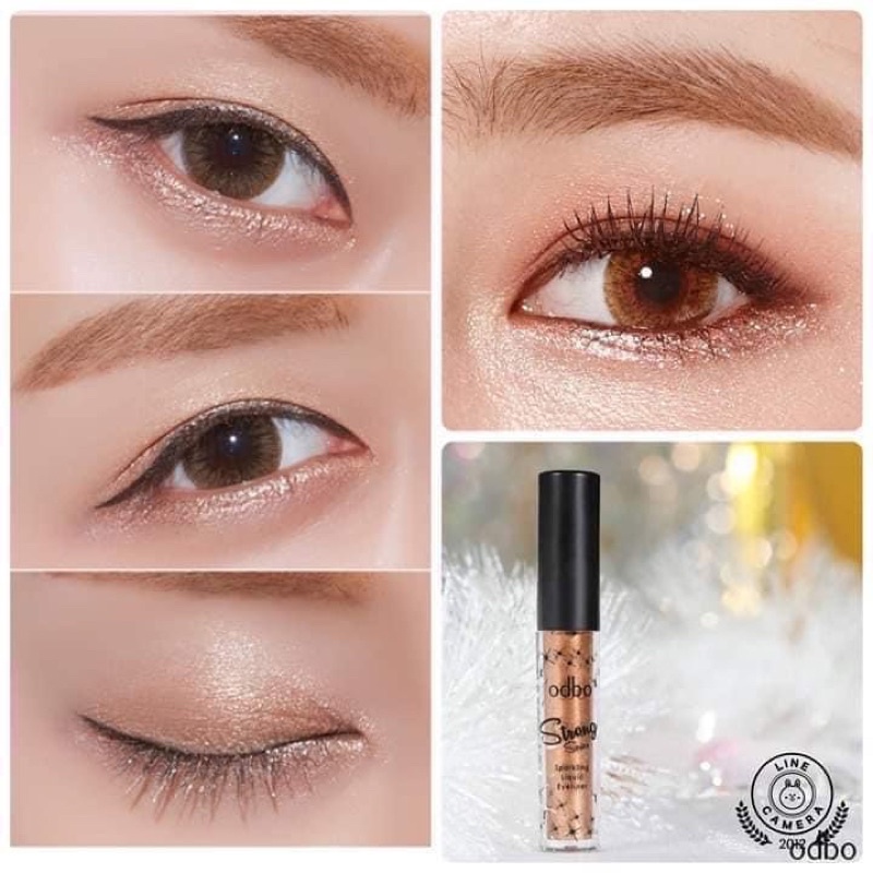 Kẻ Mắt Ánh Nhũ Odbo Sparkling Liquid Eyeliner Thái Lan