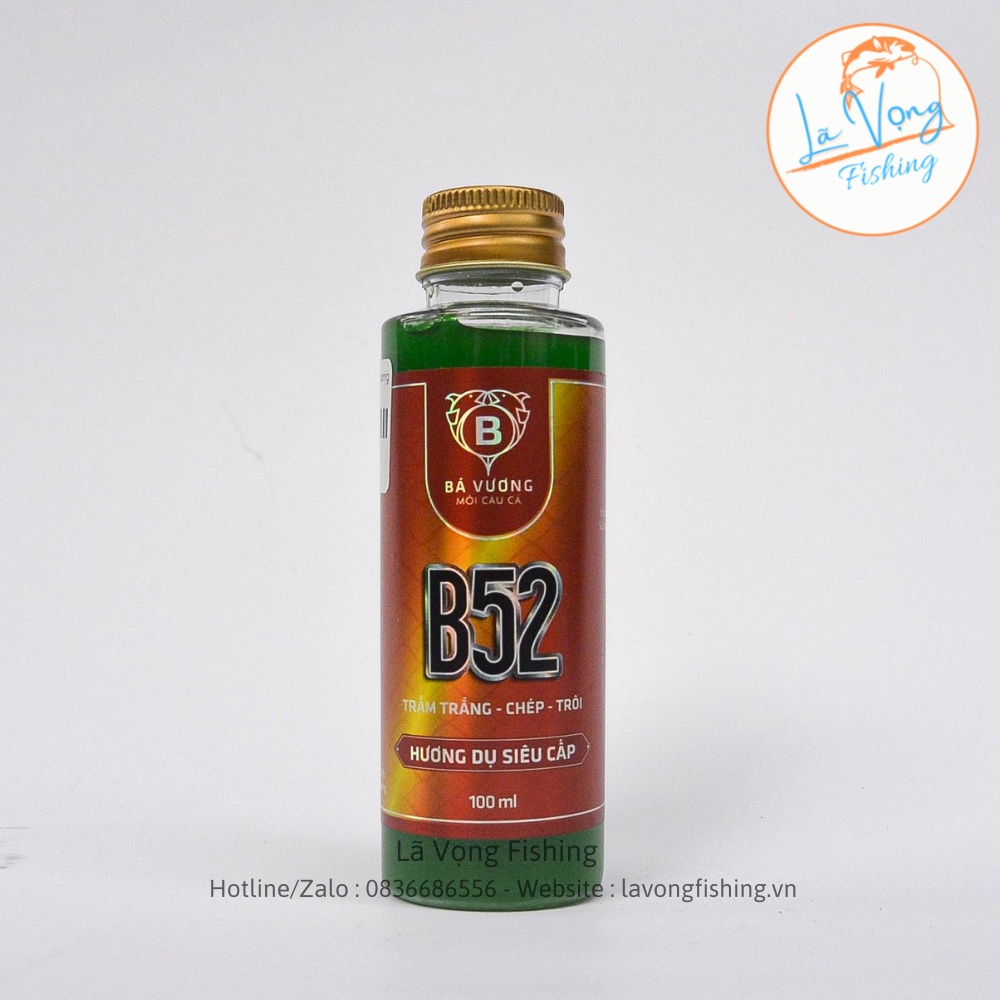 Hương Liệu B52 Bá Vương 100ml - Chuyên dụ Trắm Trắng, Chép ,Trôi