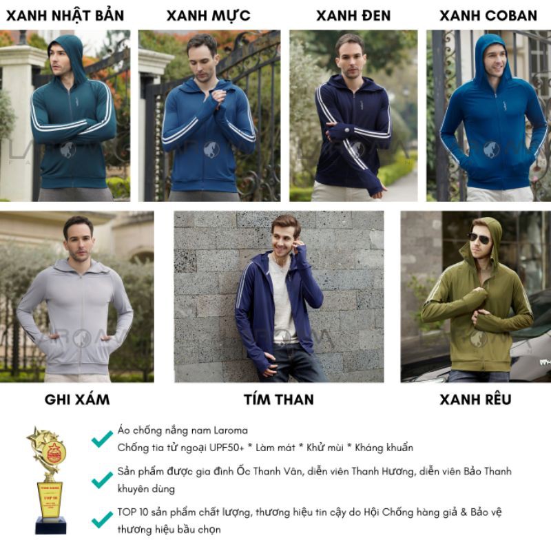 Áo chống nắng nam Laroma | BigBuy360 - bigbuy360.vn