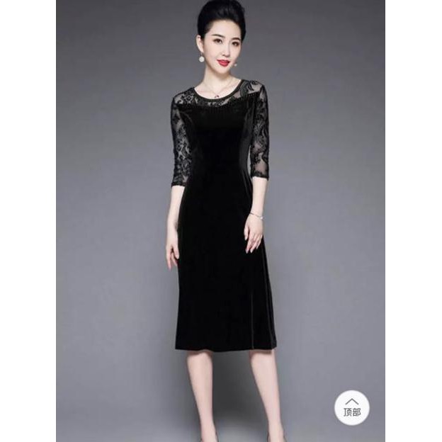 Váy đầm trung niên nữ hàng Quảng Châu
