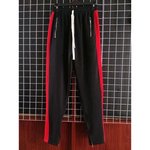 Quần zipper 1 sọc 1 line track pant phong cách unisex ảnh thật chất lượng cao cấp ulzzang