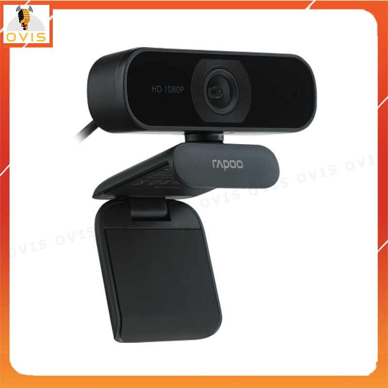 [BH 24 THÁNG] Webcam Họp Trực Tuyến Rapoo C260 Phân Giải HD 1080p, Góc Siêu Rộng 95°, Tự Động Lấy Nét, Giảm Tiếng Ồn Kép | BigBuy360 - bigbuy360.vn