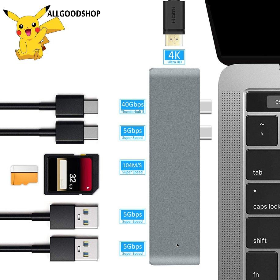 Bộ Chuyển Đổi Usb Type C Sang Hdmi 3.1 7 Trong 1 Cho Macbook Pro