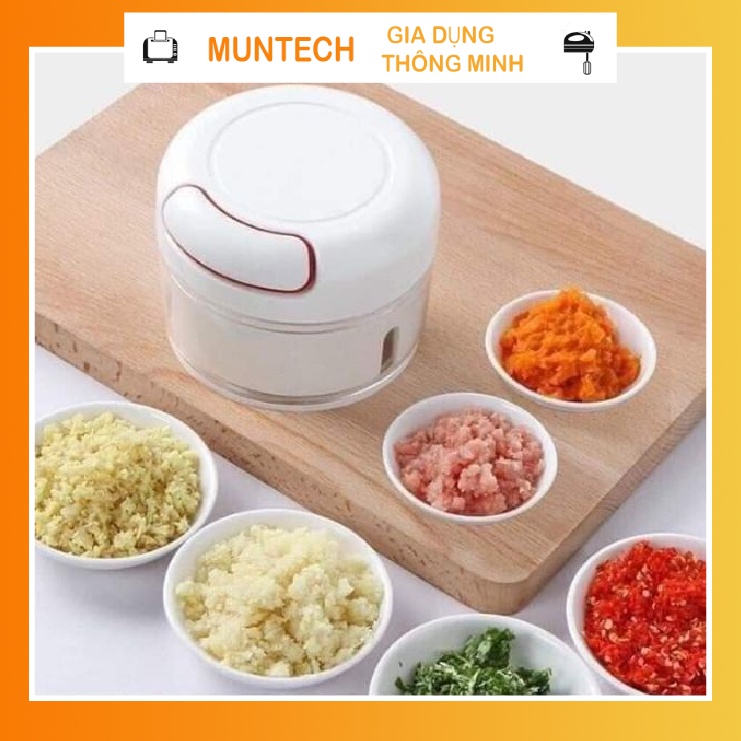 Máy xay sinh tố thịt tỏi ớt mini cầm tay đa năng AMIZIN dùng cơ siêu bền chống nước MUNTECH MX02