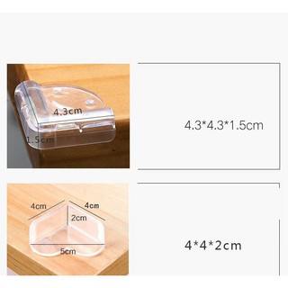 Miếng Bịt Góc Bàn Kính, Bịt Cạnh Bàn Silicon
