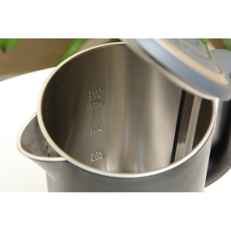 Ấm siêu tốc bình đun nước Sharp EKJ-17EVPS-BK 1.7L , vỏ 2 lớp công suất 1850-2200W bảo hành 24 tháng - KS home