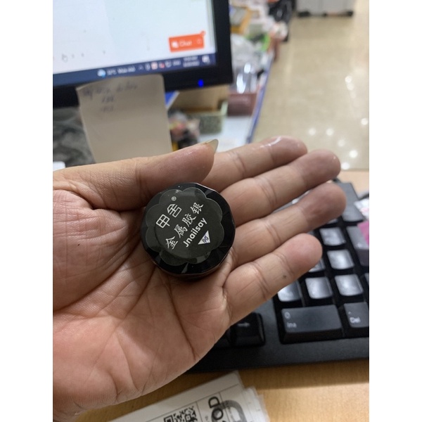Gel metan siêu sáng, gel nhũ vẽ móng nail 3 màu cơ bản