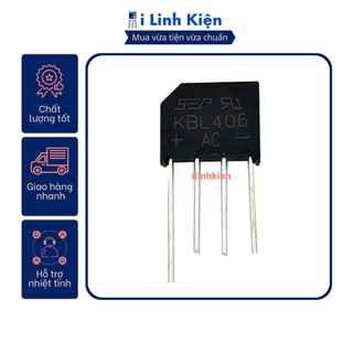 KBL406 Diode cầu 4A 600V DIP-4